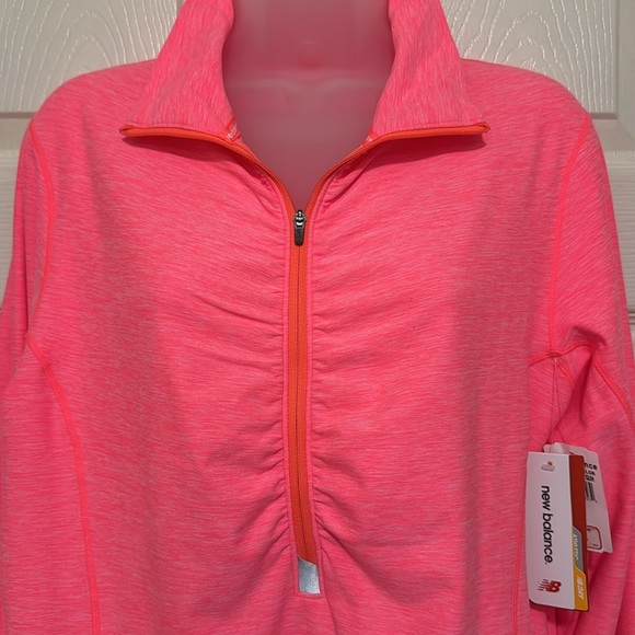 New Balance NB Dry 1/4 Zip Long Sleeve Performance Shirt NWT Size XL - Picture 3 of 11